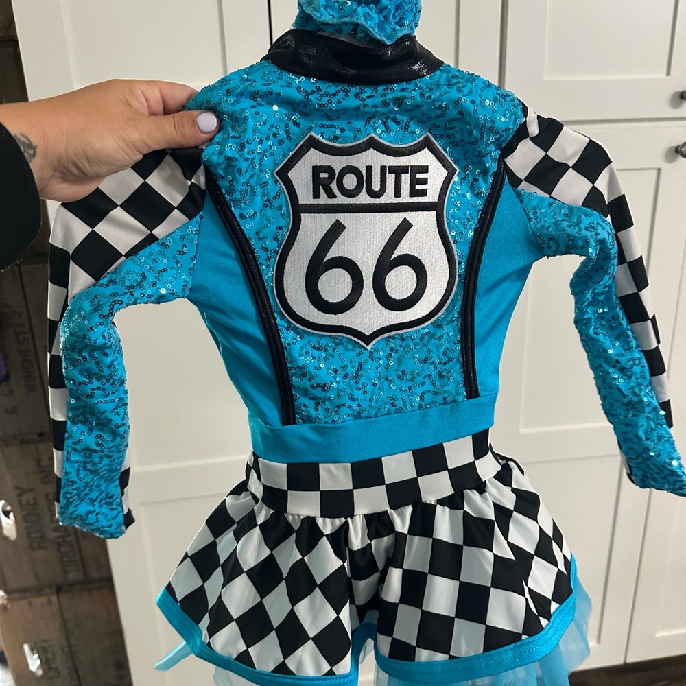 Route 66 Blue and Black Kids Costume